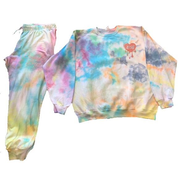 Custom Handmade Tie-Dye Sweatsuit - Picture 1 of 3
